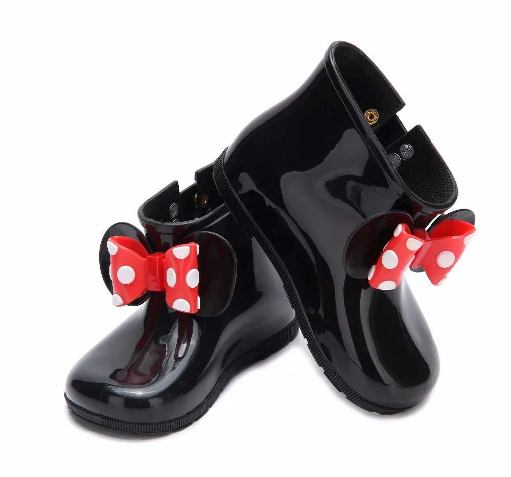 Mini Melissa 3 цвета резиновые сапоги 2020 новая противоскользящая детская обувь для