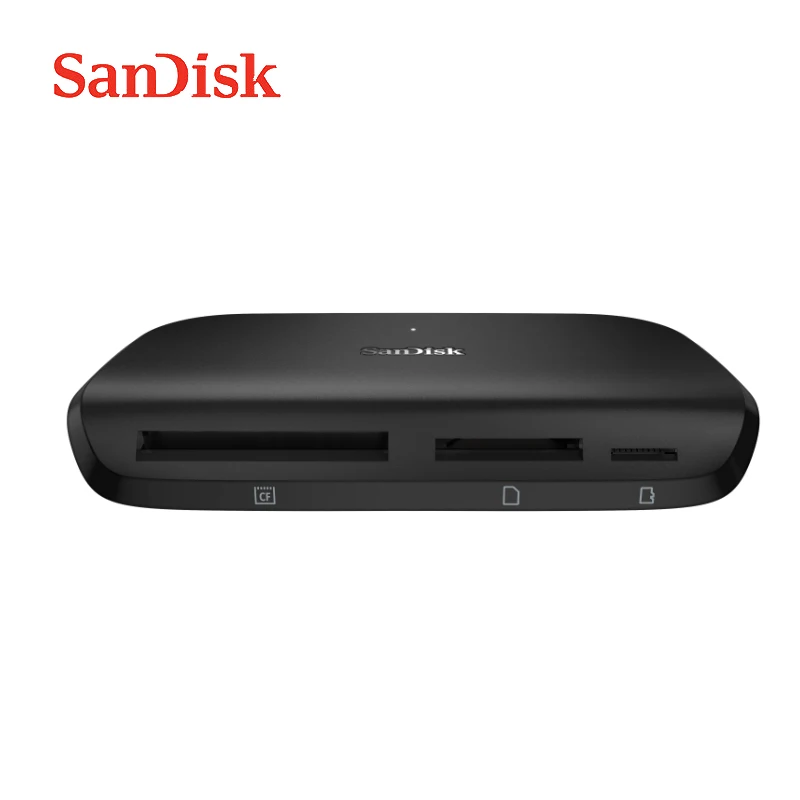 Sandisk USB 3,0 многофункциональный высокоскоростной кард-ридер IMAGEMATE PRO UHS-II для SD/TF/CF Micro SD карты смарт-карт памяти - Цвет: Черный