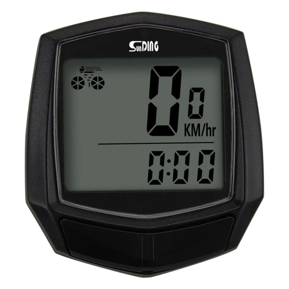 SUNDING Bike Wired Stopwatch Bicycle Multifunction Computer Speedometer