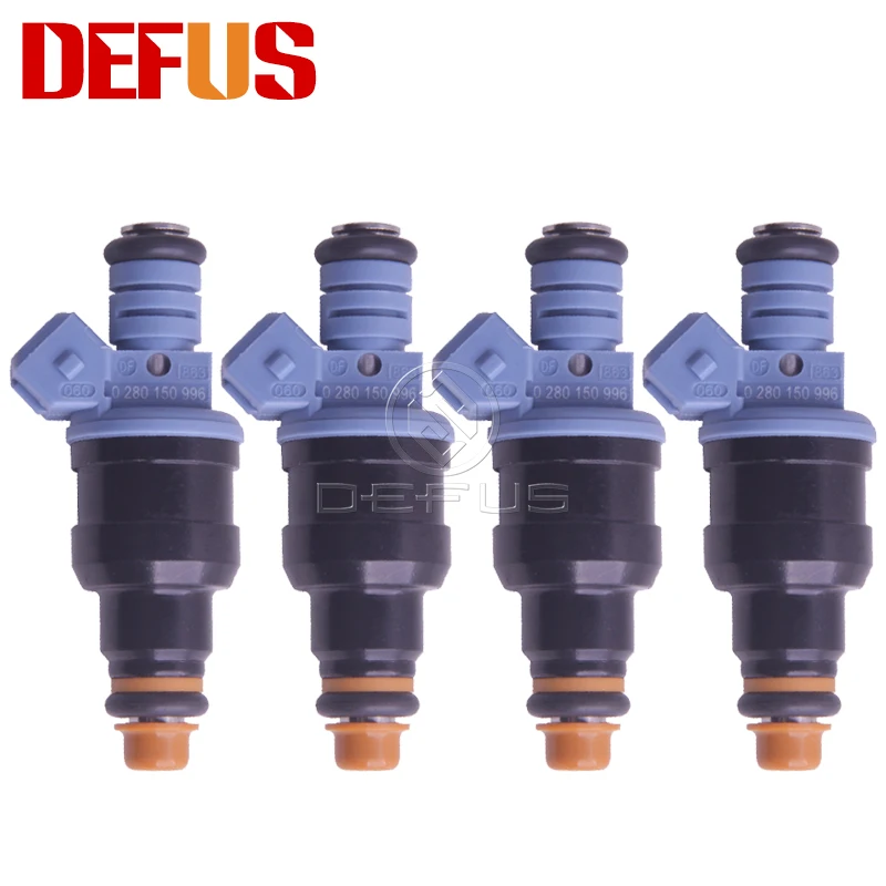 

DEFUS 4PCS Fuel Injector Nozzle OE 0280150996 Fit Lada Samara Forma Niva 112 1.5L 1.7L L4 91-14 0280158110 0 280 150 996 NEW