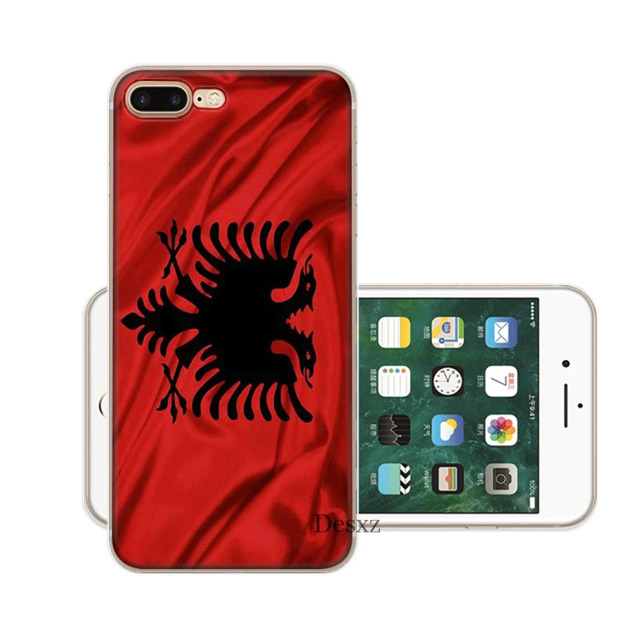 Albania мобильный чехол для телефона жесткий чехол для iPhone 5 5S SE 6 6s 7 8 Plus iPhone 11 Pro X XR XS Max защита