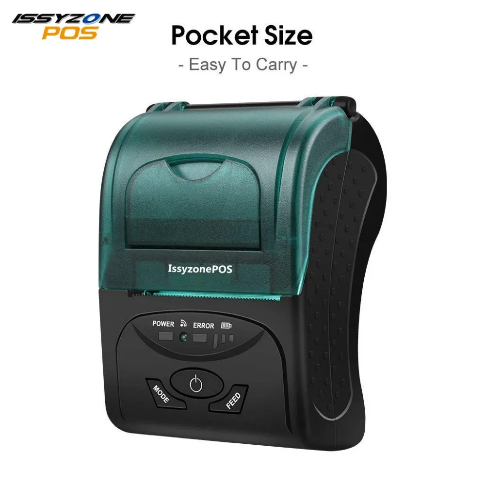 baratas ISSYZONEPOS IMP027 Barato Bluetooth 4.0 Móvel Portátil Mini Impressora de Caixa 58mm Compatiable Loyverse ESC POS Comando ESTRELA