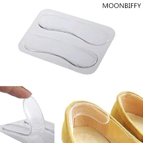

Comfortable Antislip Silicone Gel Heel Cushion Shoe Pads Foot Care Protector Sticker Pads Transparent