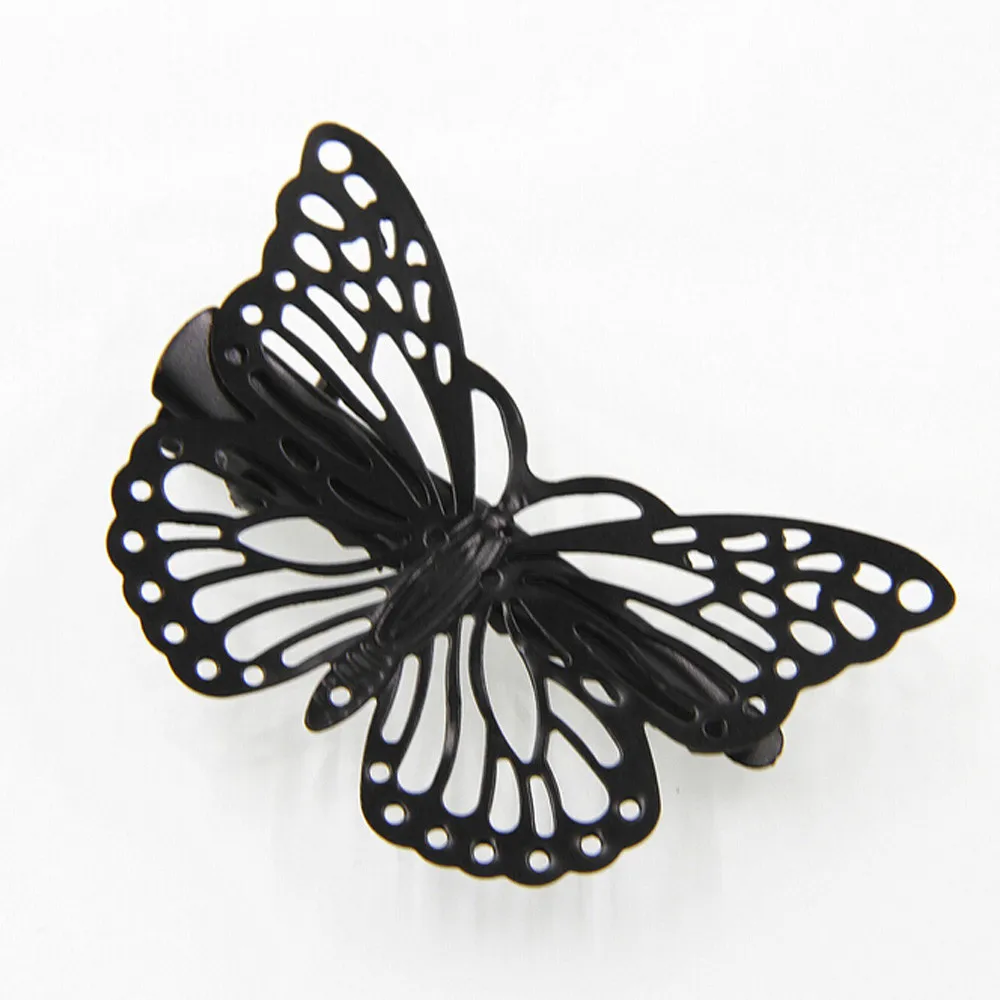 

wedding hair accessories for Bride Shiny Golden Butterfly Hair Clip Headband Hair Accessories Headpiece