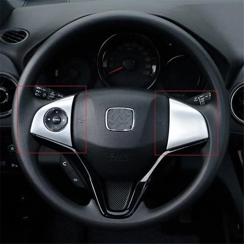 

Dashboard Steering Wheel Interior Promote Decorative Automovil Chromium Parts Trim Decoration Car Styling 18 19 FOR Honda Vezel