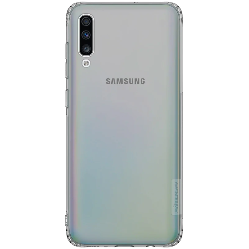 Для samsung Galaxy A70s A50s A30s A70 A50 A30 чехол Nillkin из ТПУ 0,6 мм мягкий чехол для телефона задняя крышка прозрачный чехол A70 A50 A30 - Цвет: Grey