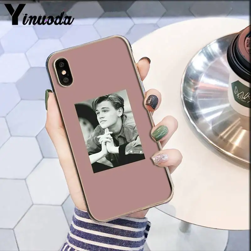Yinuoda Leonardo Di Caprio young leo чехол для телефона с рисунком iPhone 6S 6plus 7 7plus 8 8Plus X Xs MAX 5 5S XR 11 11pro