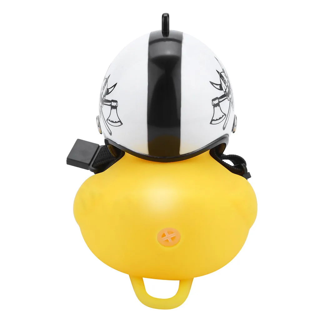 Мультяшный желтый силикагель в форме маленькой утки, велосипедные колокольчики, блестящий руль для горного велосипеда, головной светильник, аксессуары, новинка 4,0