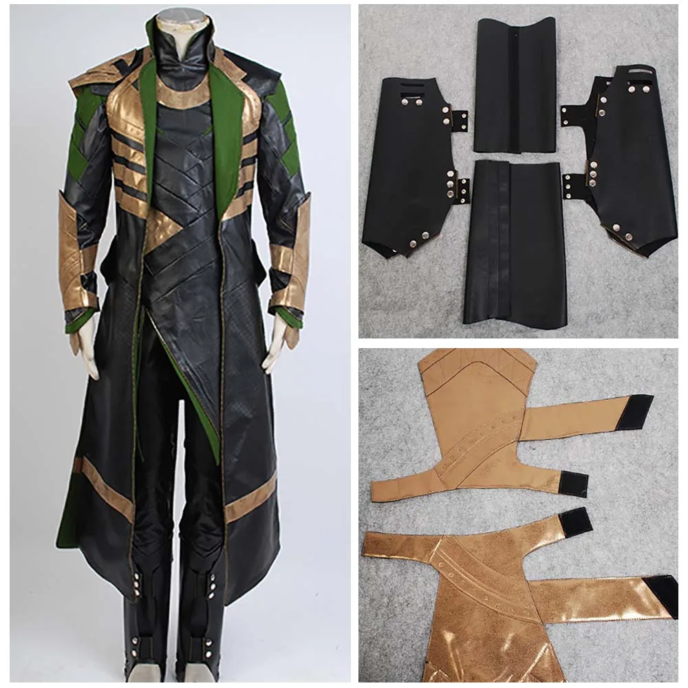 

Thor 3 Costume The Dark World Loki Costume Cosplay Battle Uniform Outfit Suit Attire
