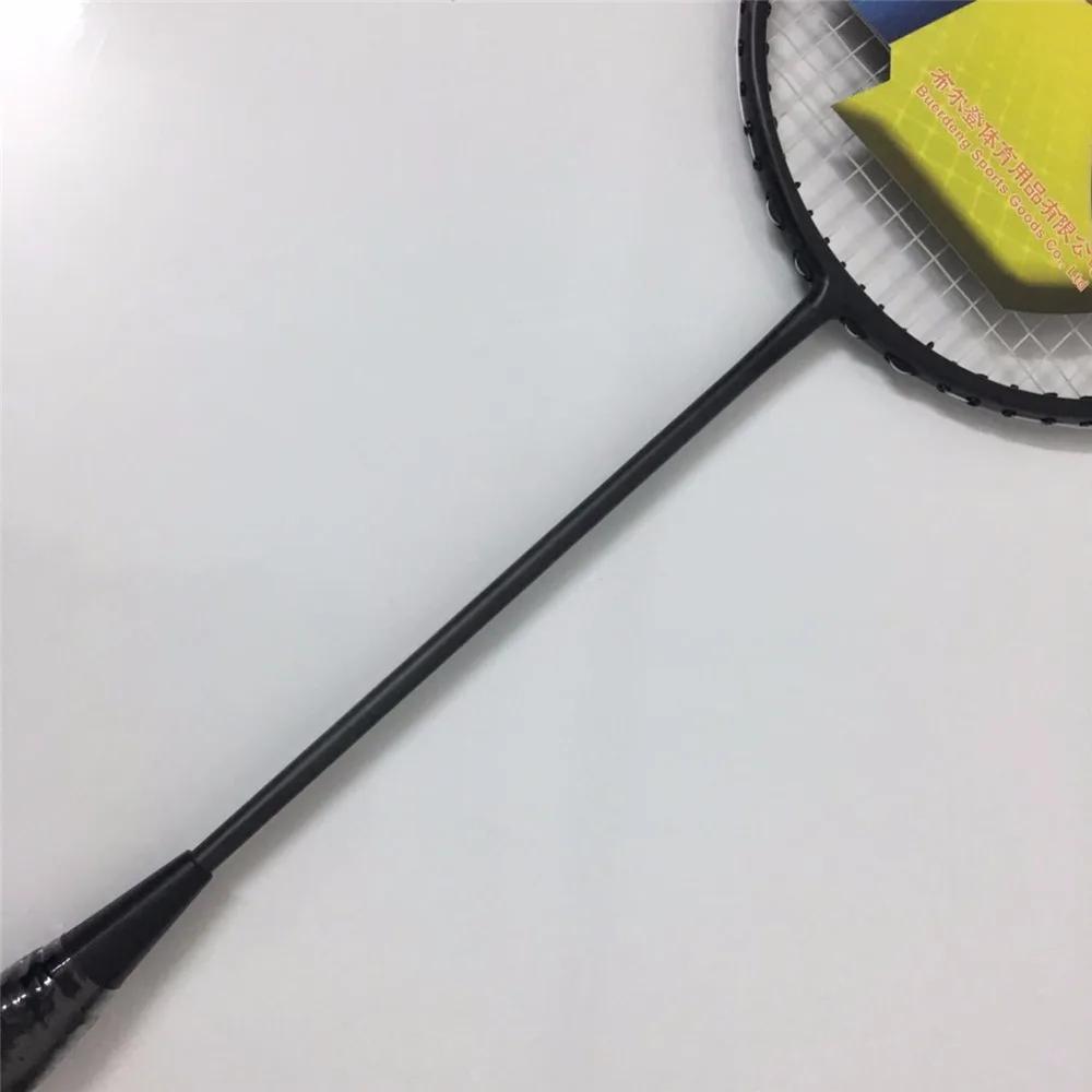 2018 New Powerful badminton racket strong 35Lbs ultra light 6U stiff high modulus graphite badminton rackets male racquet