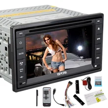 FM HeadUnit System 6.2 Inch Stereo Logo Capacitive PC Video BT 3D Radio GPS Car DVD Autoradio 2 Din iPod Navigator