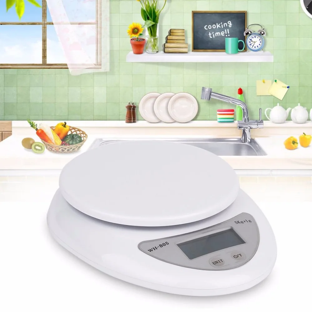 

5000g/1g Accurate Eelectronic LED Digital kitchen scales Food Diet Postal balance weight weighting Kitchen Gadget 5KG