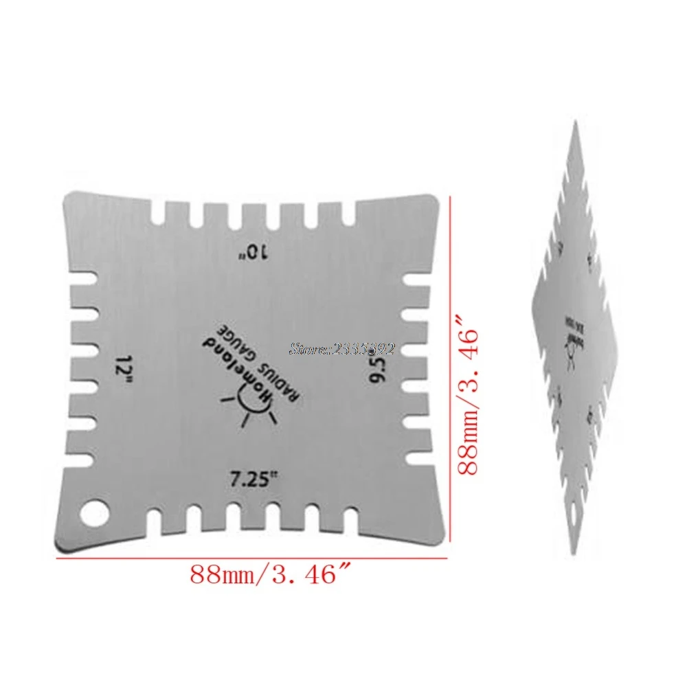 4 шт./компл. гитары зубчатый радиус измерительные приборы измерения средства ухода за кожей шеи/струны на ладу зубчатый радиан