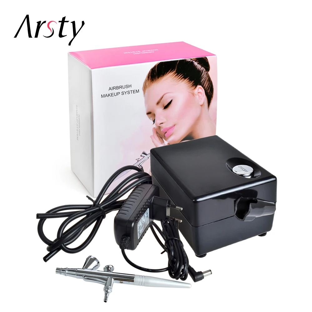 

Arsty Airbrush Compressor Kit for Nail Art, Cake Decorating, Make up, Temporary Tattoos, Crafts and Hobbies Spain Warehouse