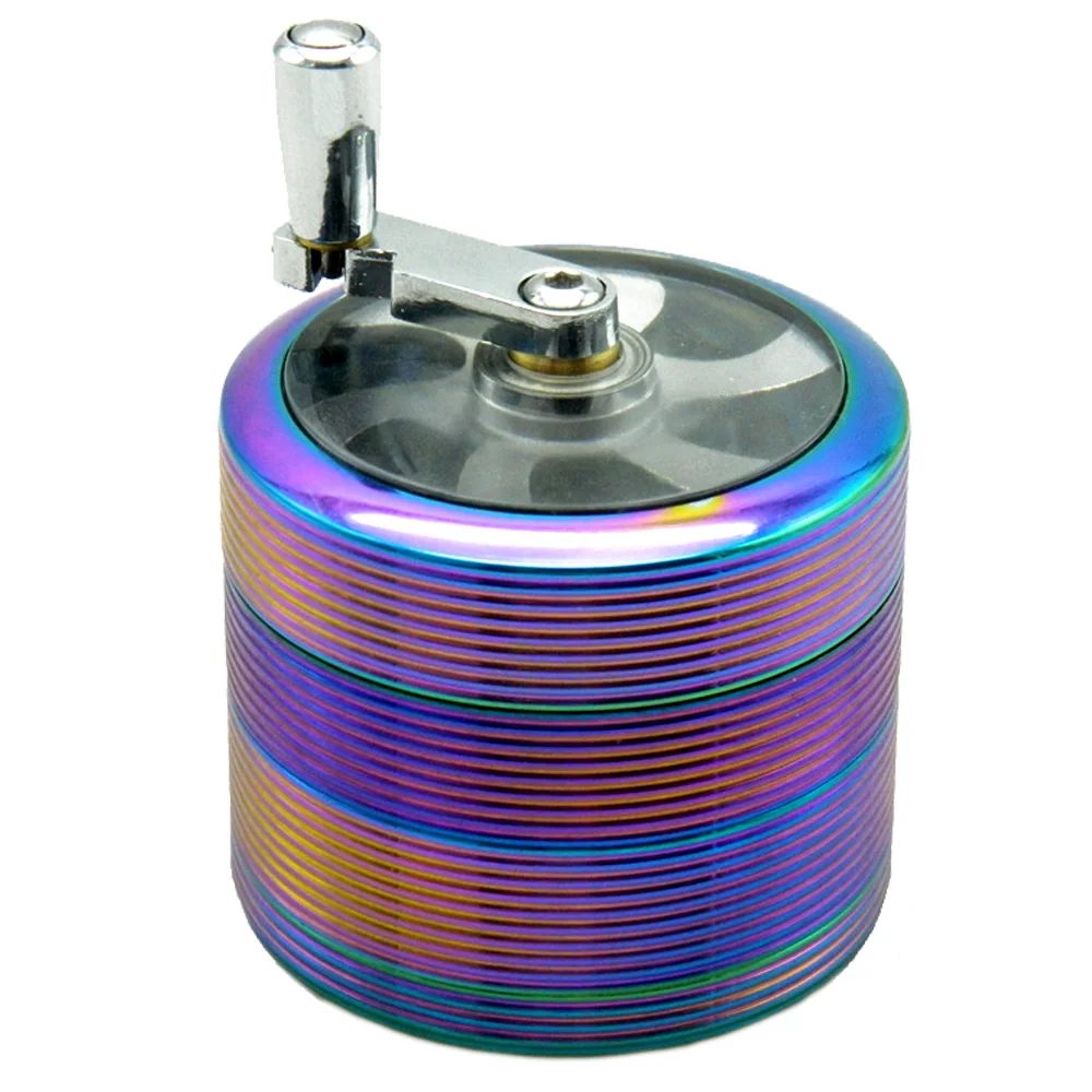 Buy Tobacco Spice Herb Weed Grinder With Handle 4