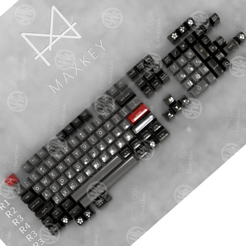 Sa ABS keycap MAXKEY Portland Doubleshot ABS 129 клавиш sa профиль для cherry mx механическая клавиатура 129 клавиш dolch Цвет Красный esc