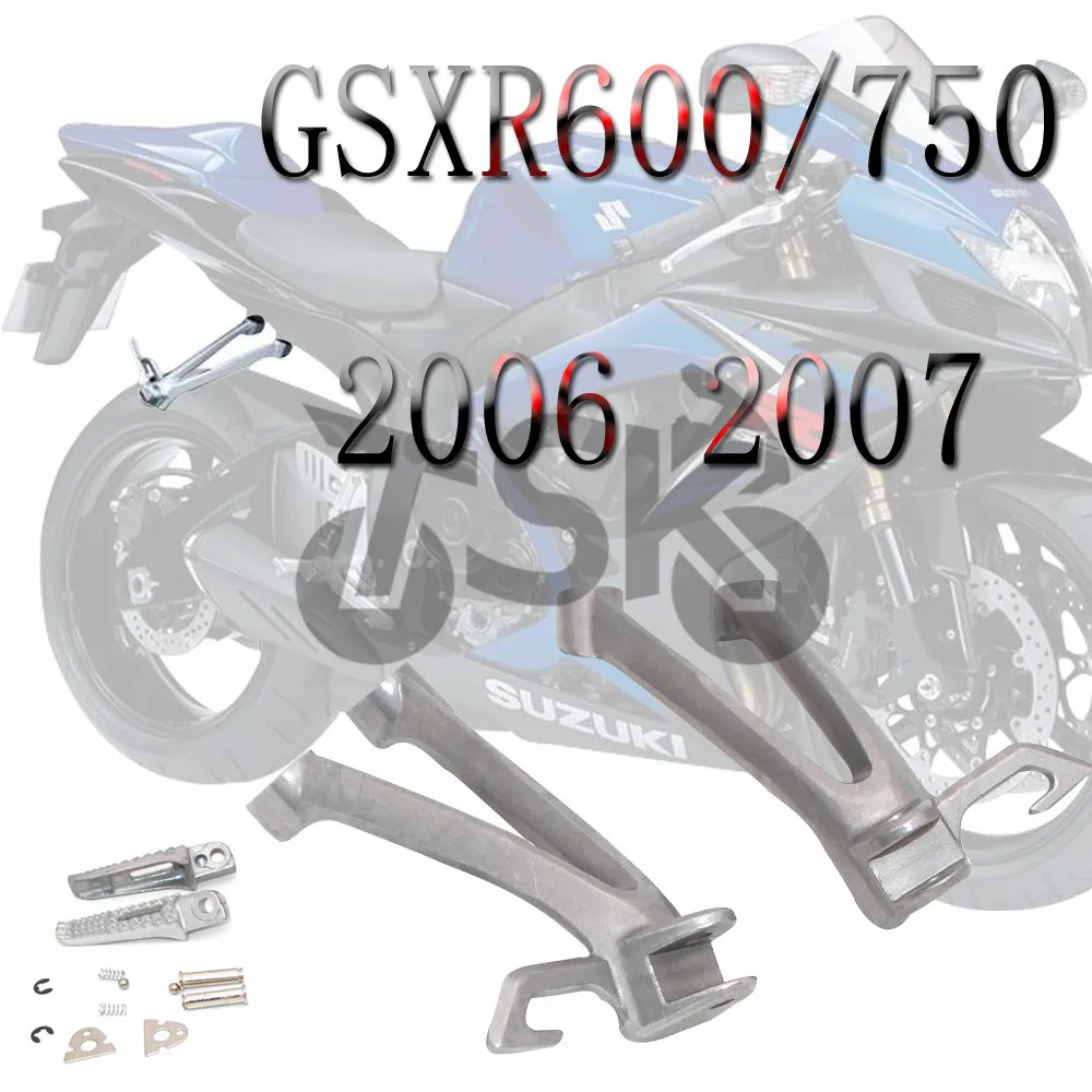 

Для Suzuki GSXR600 GSXR750 2006 2007 Задние подножки новые K6 K7