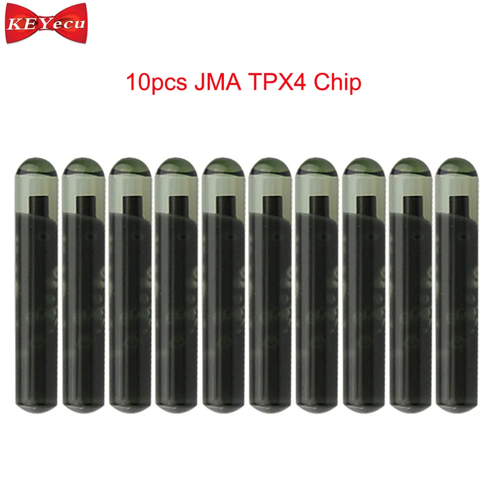 KEYECU 10pcs JMA TPX4 Car Key Glass Transponder Chip for Clone ID46 (Can Replace TPX3) | Автомобили и мотоциклы