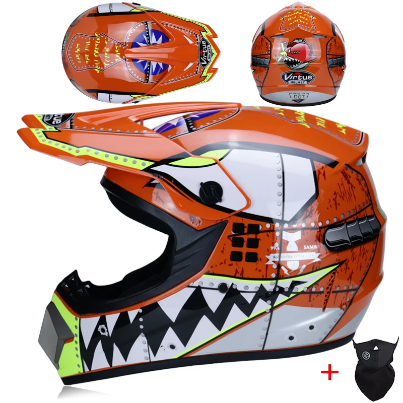 Полнолицевой мотоциклетный шлем Cross capacete Мотокросс внедорожный ATV MTB горные гонки Casco DOT утвержден - Цвет: 30
