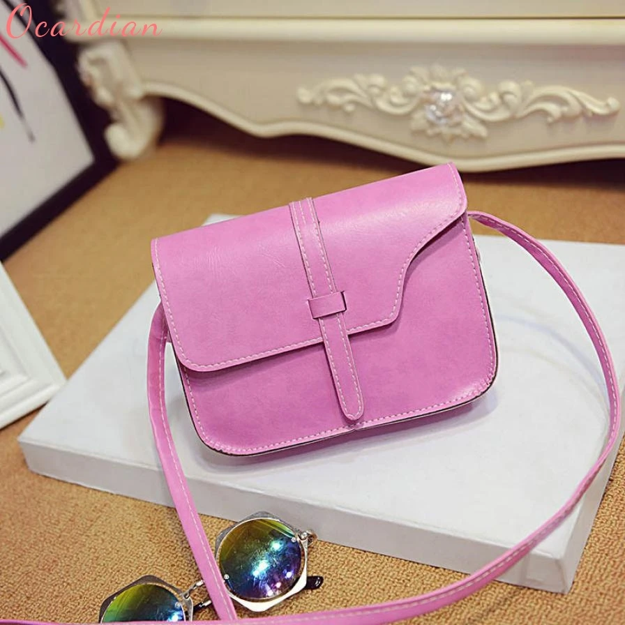 Women Shoulder Bag High Quality HandBag New Hot Faux Leather Satchel Crossbody Tote Gift Hot Pink Bolsa de hombro 17June15 new design 2016 hot sale women girl shoulder bag faux leather satchel crossbody weave tote handbag jul15