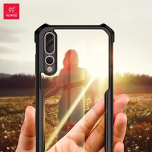 

Xundd For Huawei P20 Pro Case Transparent PC+Soft TPU Air Bag Anti-impaction Back Cover Case For Huawei P20 P20PRO Coque