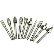 Фасонные фрезы HSS резец по дереву подходит для Dremel роторный набор инструментов 10 шт. 1/8 «3 мм R06 Прямая поставка