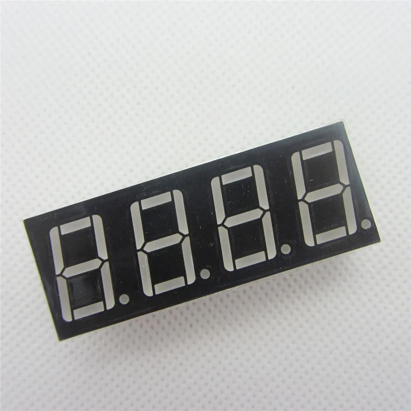

Big Sale!!! 10pcs 4bit 4 bit Common Anode Positive Digital Tube 0.56" 0.56in. Red LED Digit 7 Segment
