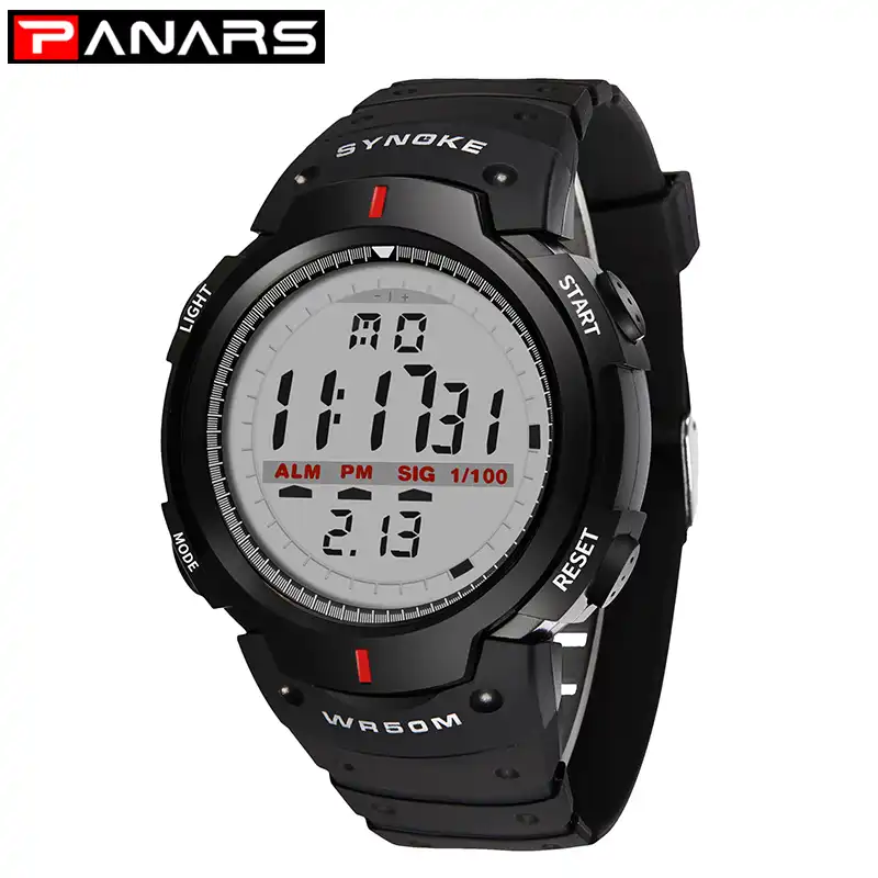 mens watches with stopwatch feature