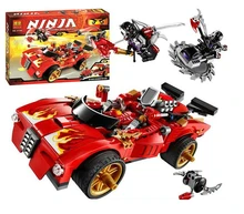 Bela Ninjagoes X-1 Ninja Charger Interceptor bike Building Block Set Kai 2 Nindroids Minifigures Toy legoe 70727 Compatible