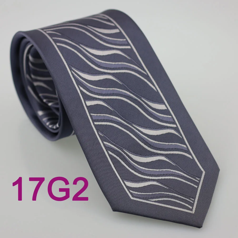 YIBEI coahella Галстуки железно-серый галстук граница Серебряный Зебра полосатый галстук модный формальный 8,5 см галстук для мужчин Gravatas Повседневный 17G2