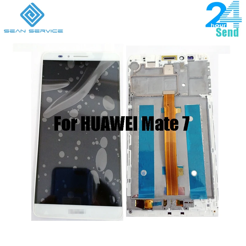 

6.0 inch For Huawei Ascend Mate 7 MT7-TL00 LCD Display+Touch Screen Digitizer Assembly Replacement 1920*1080P Free shipping