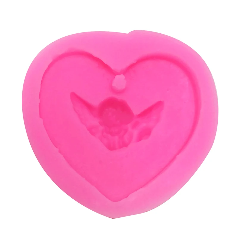 

3D Angel Shape Fondant Cake Silicone Mold Chocolate Candy Molds Pastry Biscuits Mould Baking Cake Wedding Decoration Tools Soap
