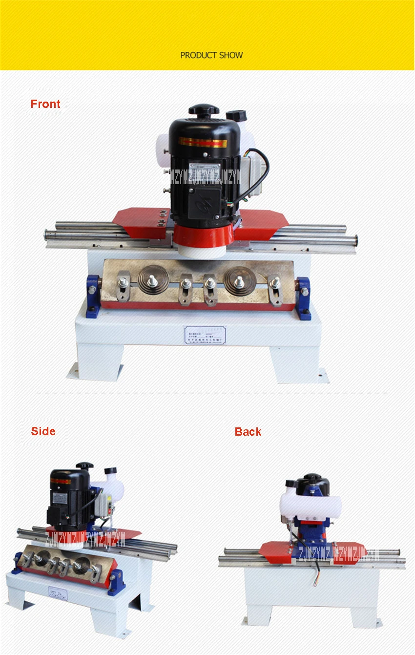 MF600 Электрический станок для заточки ножей Высокоточный Линейный шлифовальный станок горизонтальный шлифовальный станок для ножей 220 V/380 V 1.1KW