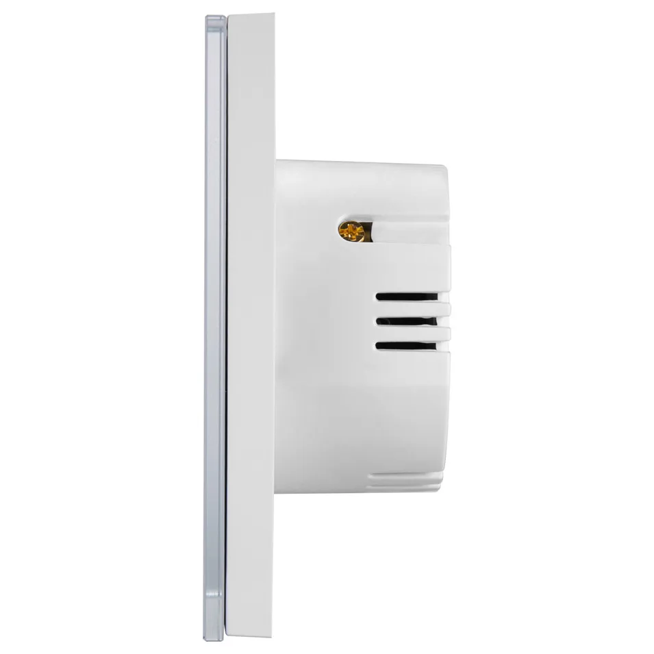New eWelink APP WiFi Remote Smart Switch EU Type 1 2 3 Gang Wall Touch Screen Light Switch Crystal Glass Switch Panel Alexa-4