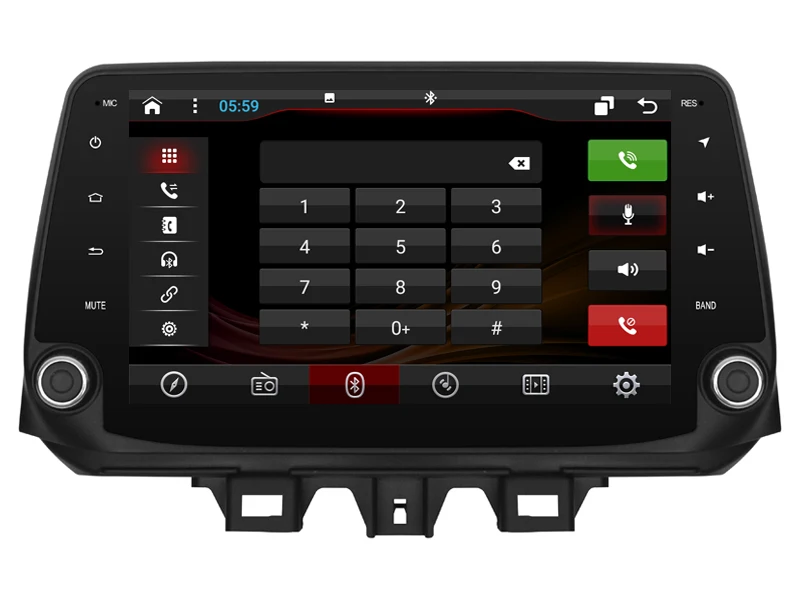 Best OTOJETA DSP stereo carplay android 8.1 car radio for Hyundai tucson IX35 car accessories bluetooth Gps navigation tape recorder 5
