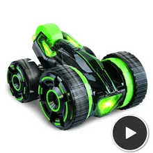30 км/ч 5 колеса 6CH rc stunt car внедорожник со светодиодной подсветкой, можно сделать много удивительных показывает