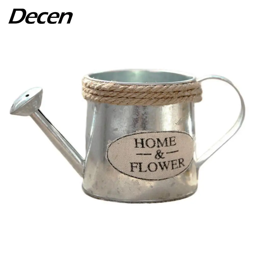 

Flowerpot Flower Pot Retro Iron Holder Decor Succulent Planting