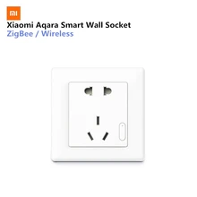 Xiaomi Aqara Smart Wall Socket ZigBee Wireless Mijia Wall Socket Switch Work For Xiaomi Smart Home Kits APP