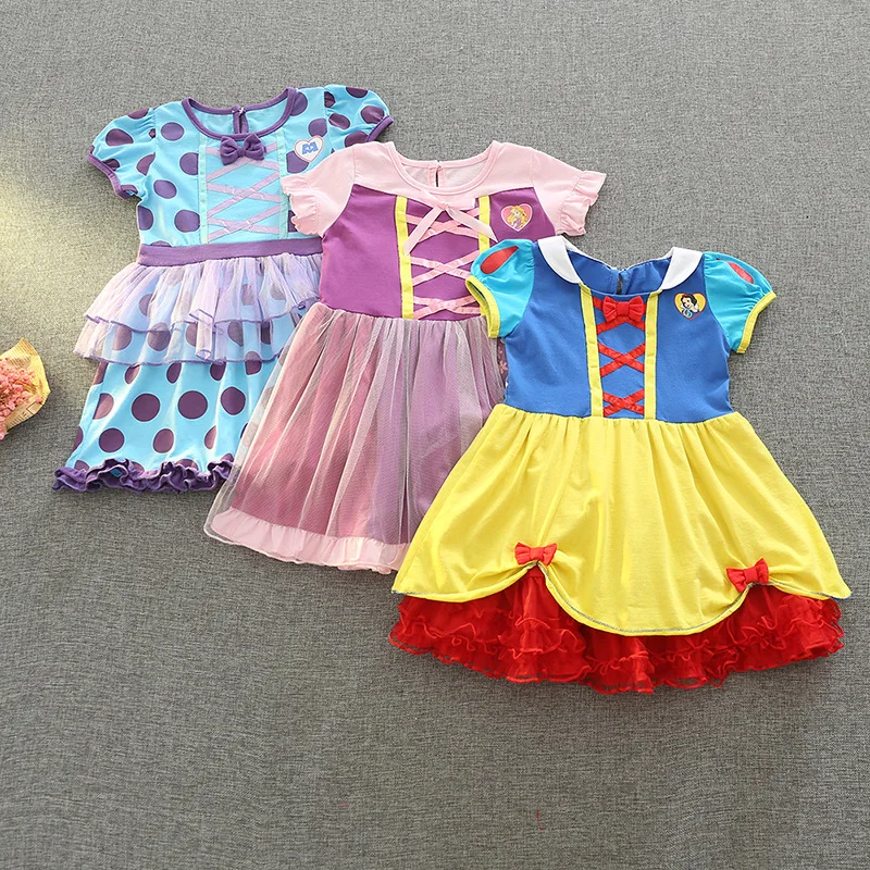 Детские платья вечерние платья для девочек костюм на Хеллоуин карнавальный костюм принцессы Софии Белоснежки
