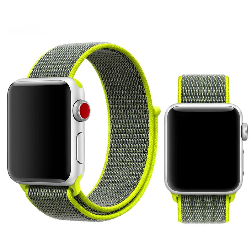 

Nylon Loop Sports Apple Watch Strap 44/42/40/38mm Braided Watch Band Soft And Breathable Replacement Strap For IWatch 4/3/2/1
