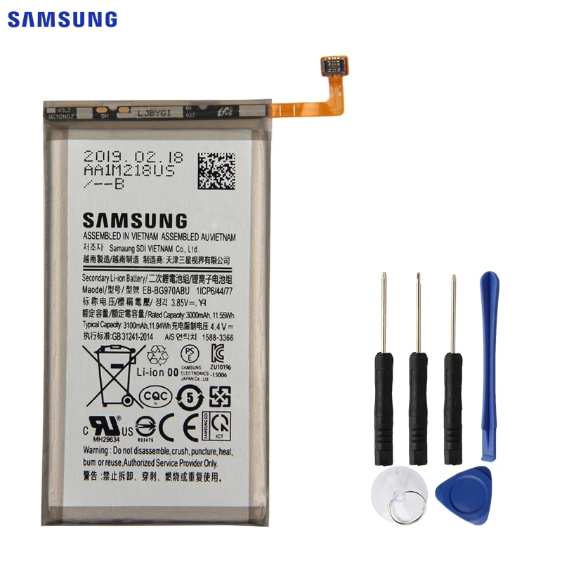 SAMSUNG Original Replacement Battery EB-BG970ABU For Samsung Galaxy S10e S10E S10 E SM-G97000 Authentic Phone Batteries SAMSUNG Original Replacement Battery EB-BG970ABU For Samsung Galaxy S10e S10E S10 E SM-G97000 Authentic Phone Batteries