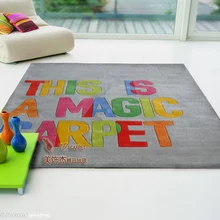 Physick качество ручной работы письмо разноцветный териленовый ковер мешок производства