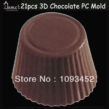 

3D Liqueur cups shape polycarbonate chocolate mold,sugarcraft candy mold Cake confectionery baking pastry tool