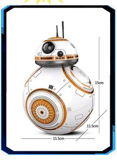 Радиоуправляемый BB-8, BB-9, 2,4G, фигурка с дистанционным управлением, Интеллектуальный робот, BB, фигурка, со звуком, игрушечная машинка для детей