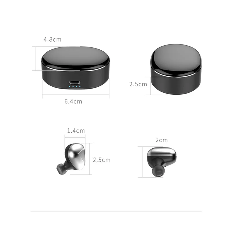 Teamyo T50 TWS Bluetooth гарнитура Беспроводные наушники Handfree 360 Вращение спортивные для
