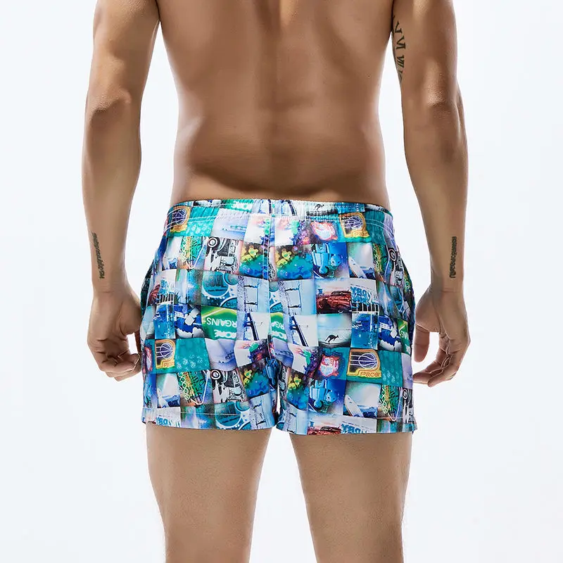 Men's Board Shorts Men Swim Shorts Swimwear Leaves Printed Quick Dry Surfing Shorts Gay Pink Swimsuit Maldives Beach Pants XL Men's Board Shorts Men Swim Shorts Swimwear Leaves Printed Quick Dry Surfing Shorts Gay Pink Swimsuit Maldives Beach Pants XL