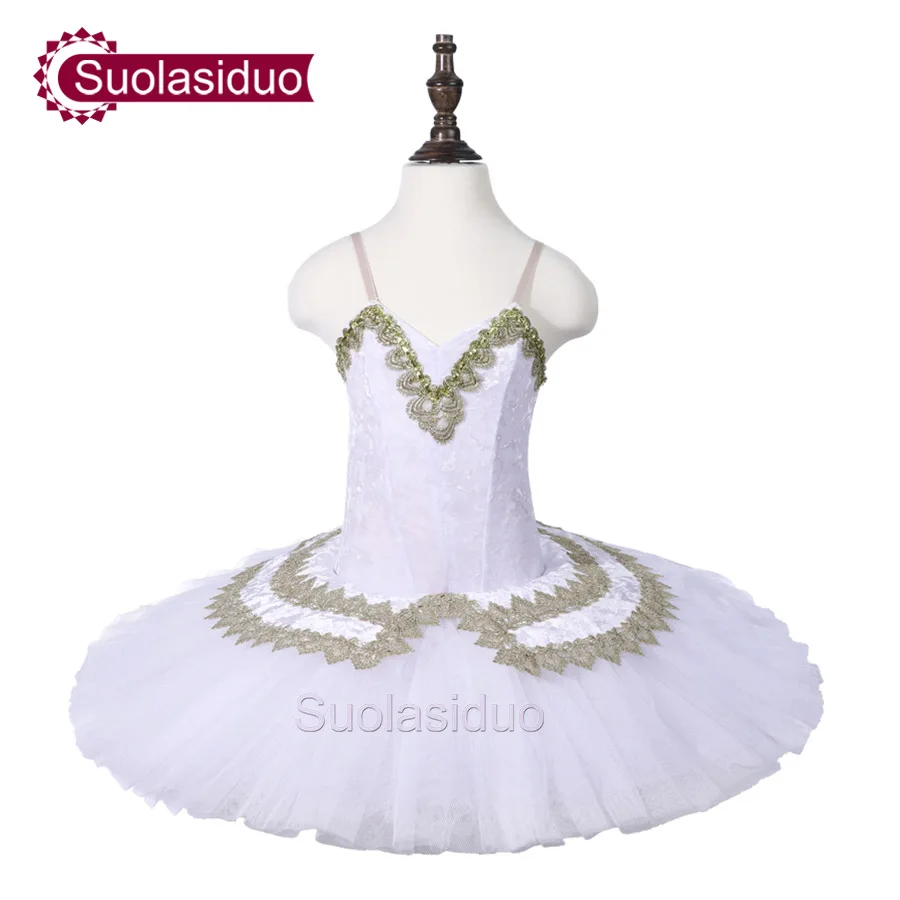 

White Children Professional Ballt Tutu Costumes Adult The Swan Lake Performance Ballet Apperal Kids Ballet Skirt Girls Dancewear