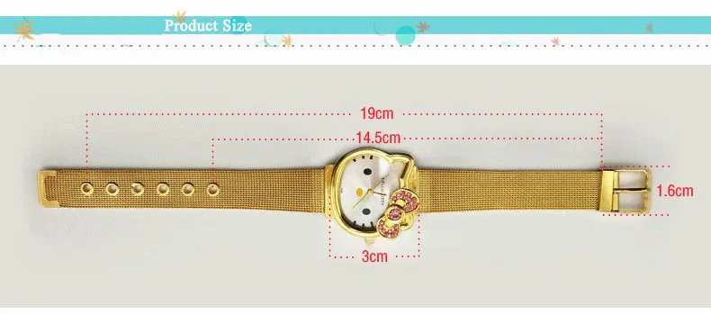 Часы женские Роскошные Модные Дамские девушки Серебряная сетка их нержавеющей стали группа милые наручные часы Кристальные часы золото
