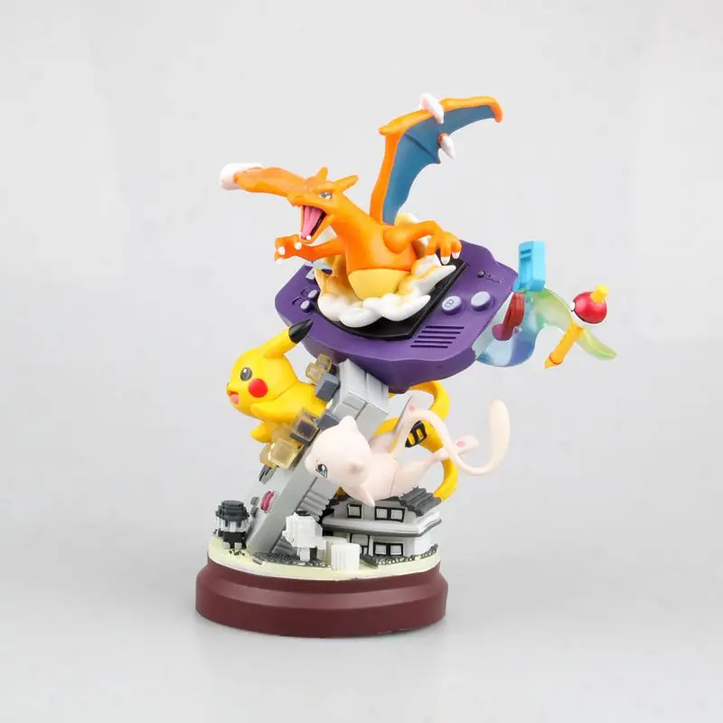 19 см аниме Pika Mewtwo Charizard фигурка модель игрушки милые Покемоны фигурка игрушки сказочные украшения комнаты игрушки для детей