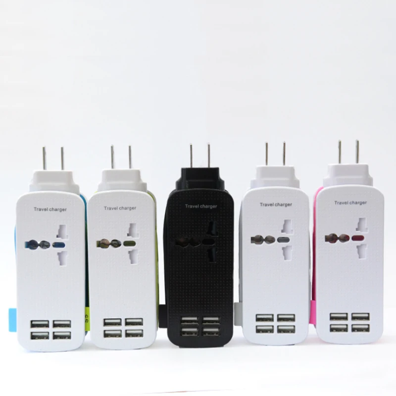 4usb адаптер умная зарядная головка многопортовое usb зарядное устройство|Адаптеры
